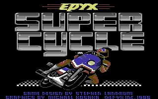 Super Cycle screenshot 2 for Commodore 64